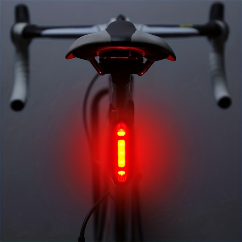 Luce Posteriore per Bicicletta a LED Ricaricabile USB – 4 Modalità di Lampeggio per Sicurezza e Visibilità, Fanale per MTB e Bici da Strada