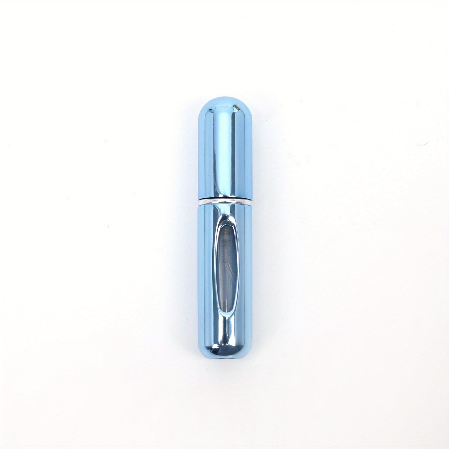 Mini Atomizzatore Profumo Portatile Ricaricabile – Flacone Spray in Alluminio per Viaggio, Multi-Colore, Senza Profumo, Design Compatto