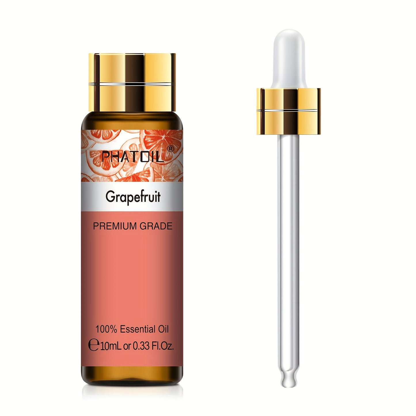 PHATOIL Olio Essenziale Puro 10ml – Aromaterapia, Rilassante e Rivitalizzante, Multiuso, Qualità Premium, Flacone Anti-UV a Prova di Perdite