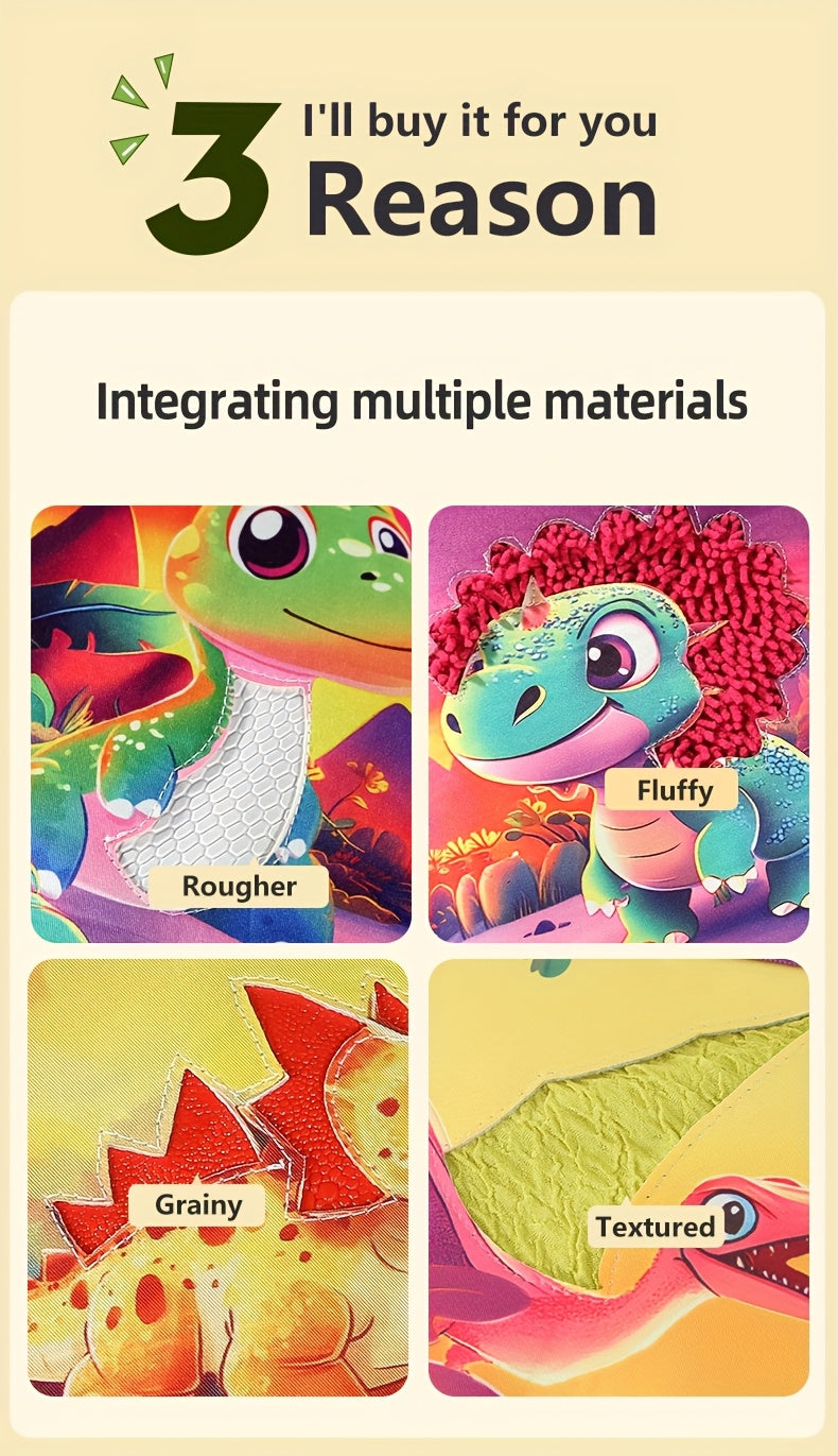 Libri Tattili per Bambini – Animali Interattivi per Sviluppo Sensoriale, Cognizione Animale e Puzzle, Regalo di Pasqua per Bambini e Bambine
