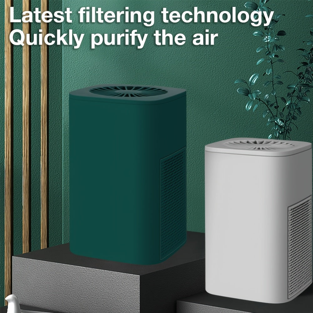 Purificatore d’Aria HEPA 2025 Modello 2025 – Ventola Integrata, USB, Silenzioso, Filtro Potenziato per Casa, Camera, Ufficio e Scrivania, Compatto e Affidabile