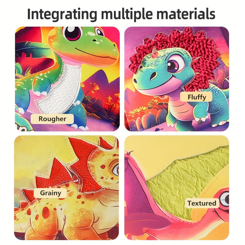 Libri Tattili per Bambini – Animali Interattivi per Sviluppo Sensoriale, Cognizione Animale e Puzzle, Regalo di Pasqua per Bambini e Bambine