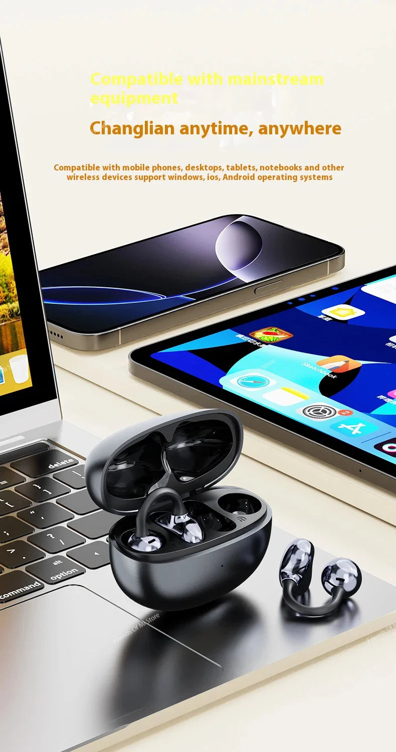 Cuffie Wireless Bluetooth Xiaomi Mijia 2025 – Auricolari a Clip Sportivi, Impermeabili, Lunga Durata Batteria, Bluetooth 5.4 con Microfono