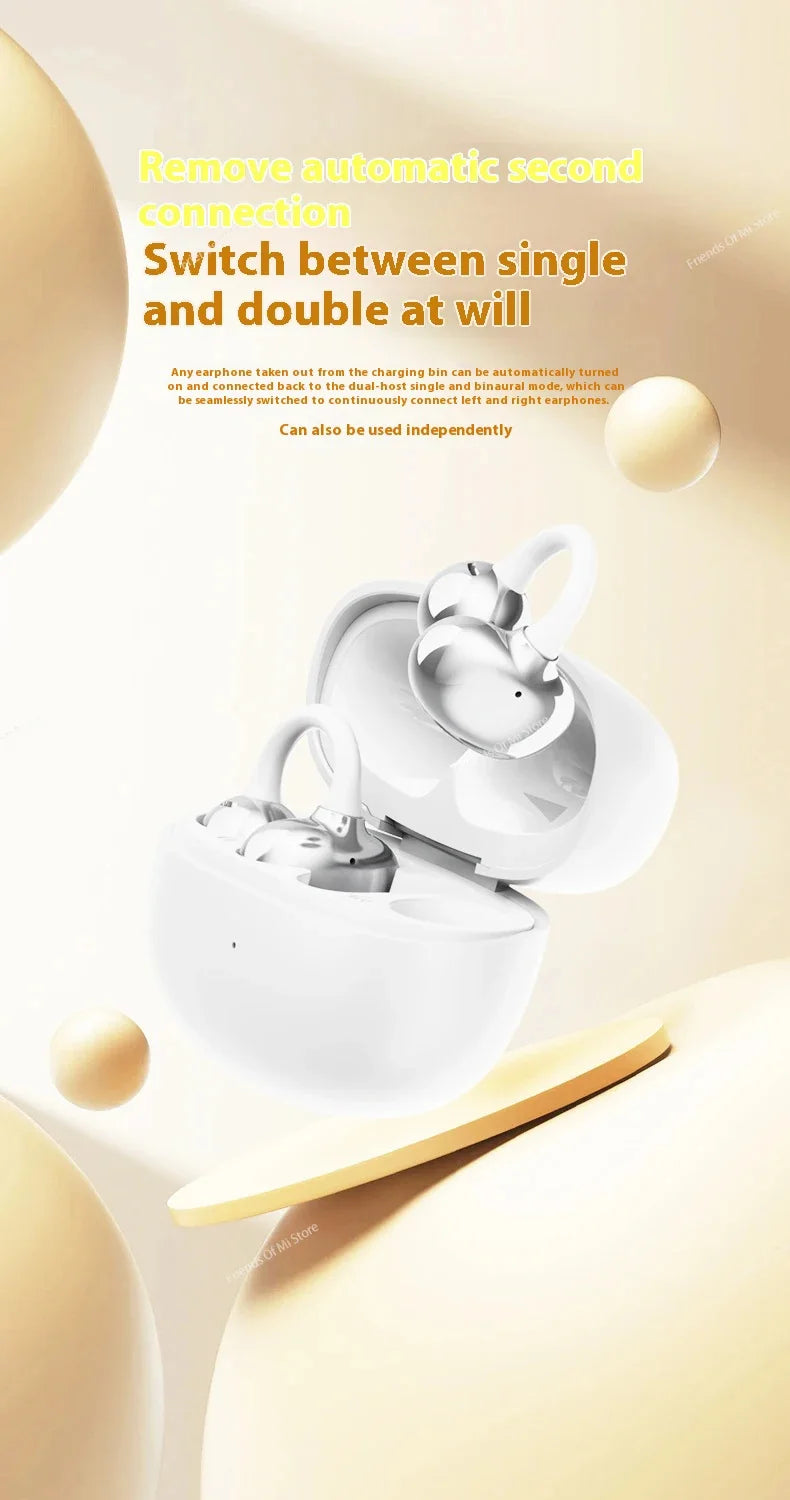 Cuffie Wireless Bluetooth Xiaomi Mijia 2025 – Auricolari a Clip Sportivi, Impermeabili, Lunga Durata Batteria, Bluetooth 5.4 con Microfono