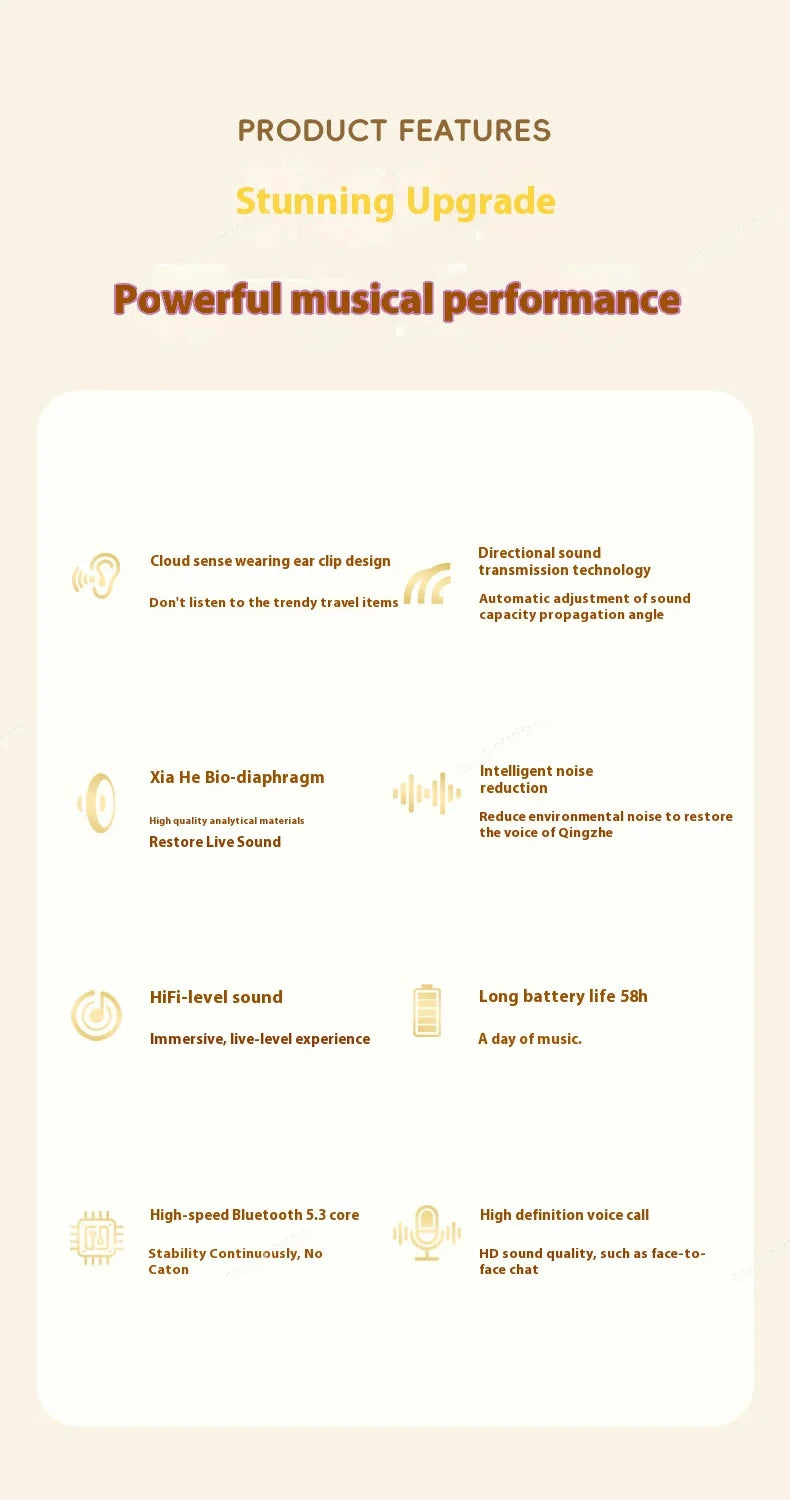 Cuffie Wireless Bluetooth Xiaomi Mijia 2025 – Auricolari a Clip Sportivi, Impermeabili, Lunga Durata Batteria, Bluetooth 5.4 con Microfono
