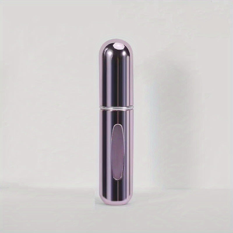 Mini Atomizzatore Profumo Portatile Ricaricabile – Flacone Spray in Alluminio per Viaggio, Multi-Colore, Senza Profumo, Design Compatto