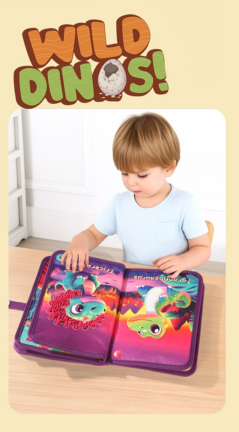 Libri Tattili per Bambini – Animali Interattivi per Sviluppo Sensoriale, Cognizione Animale e Puzzle, Regalo di Pasqua per Bambini e Bambine