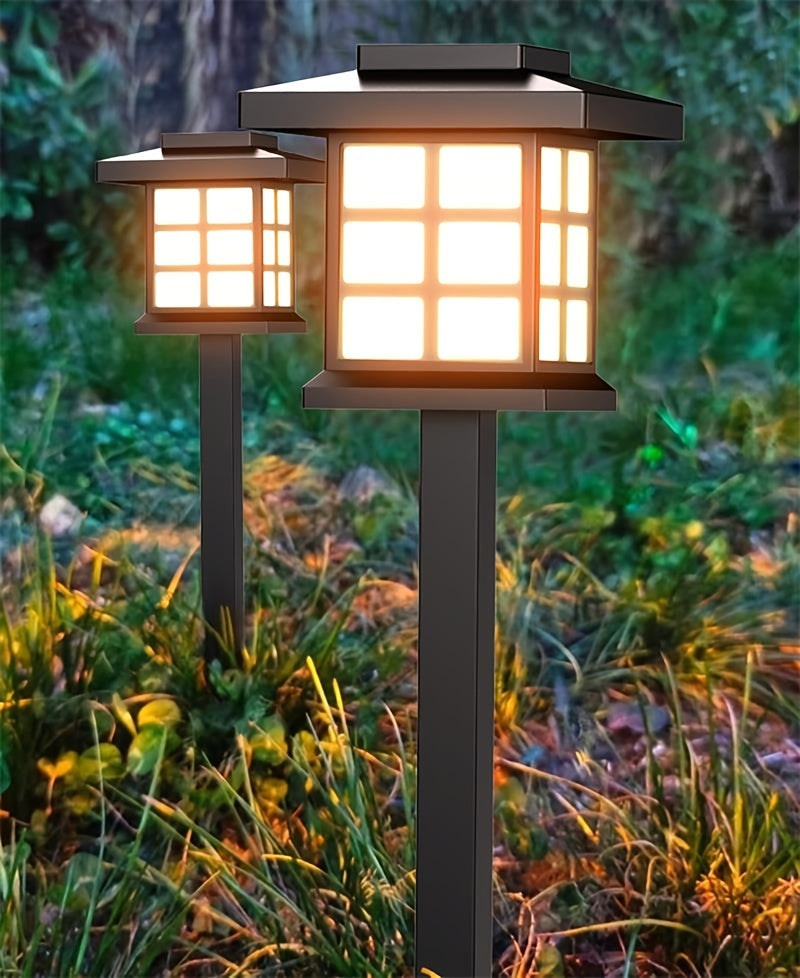 Solar Outdoor Path Lights – 24/12/6/2 Pack, Waterproof LED Landscape Lighting, 600mAh Long-Lasting Solar Garden Lights for Yard, Patio & Walkways