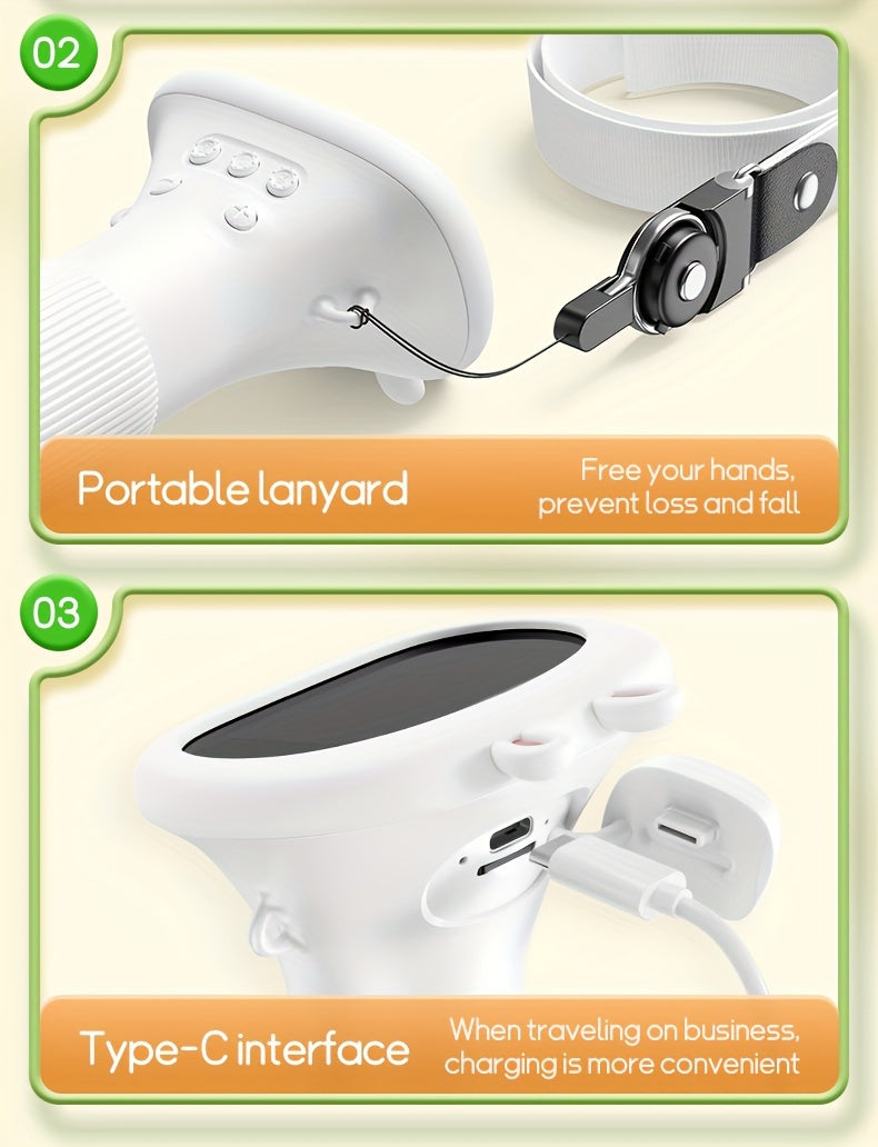 Microscopio Digitale per Bambini FYDEE – Portatile a Mano con Schermo LCD 8,89 cm, Ricaricabile USB, Ingrandimento 10X, 4 Modalità Colore (Bianco/Blu/Verde/Giallo), Giocattolo Scientifico Educativo, Regalo Compleanno