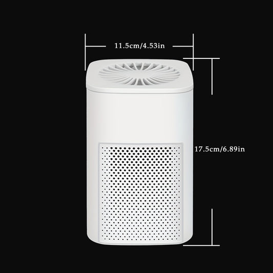 Purificatore d’Aria HEPA 2025 Modello 2025 – Ventola Integrata, USB, Silenzioso, Filtro Potenziato per Casa, Camera, Ufficio e Scrivania, Compatto e Affidabile