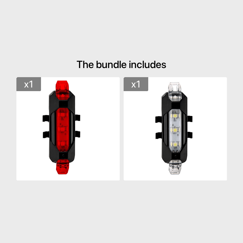 Luce Posteriore per Bicicletta a LED Ricaricabile USB – 4 Modalità di Lampeggio per Sicurezza e Visibilità, Fanale per MTB e Bici da Strada