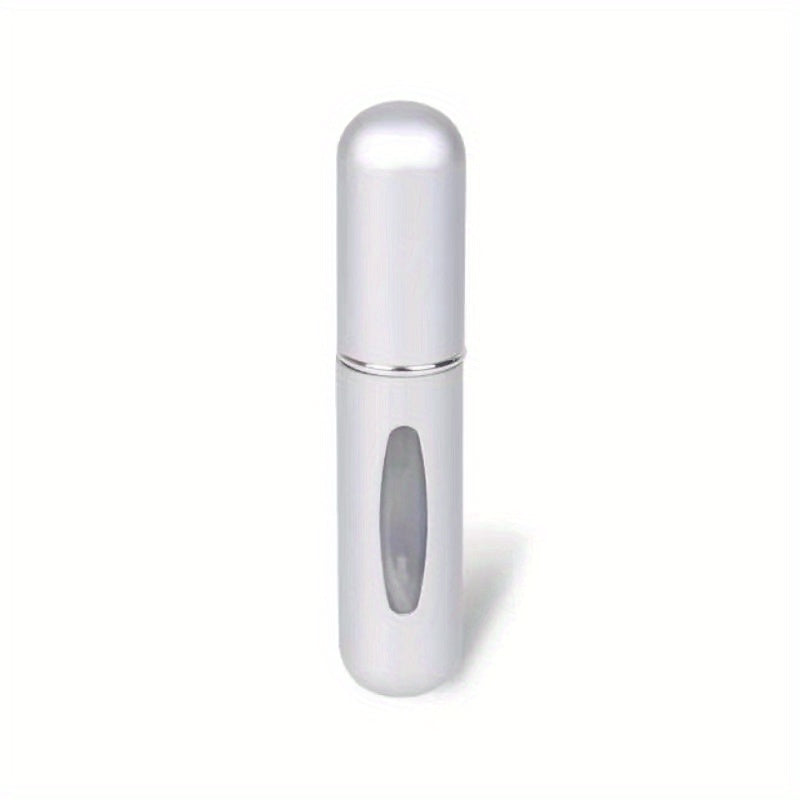 Mini Atomizzatore Profumo Portatile Ricaricabile – Flacone Spray in Alluminio per Viaggio, Multi-Colore, Senza Profumo, Design Compatto