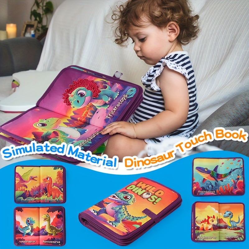 Libri Tattili per Bambini – Animali Interattivi per Sviluppo Sensoriale, Cognizione Animale e Puzzle, Regalo di Pasqua per Bambini e Bambine