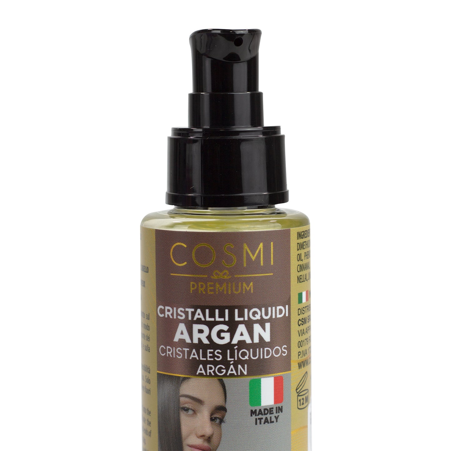 COSMI Cristalli Liquidi con Olio di Argan – Capelli Più Morbidi e Setosi, 100ml