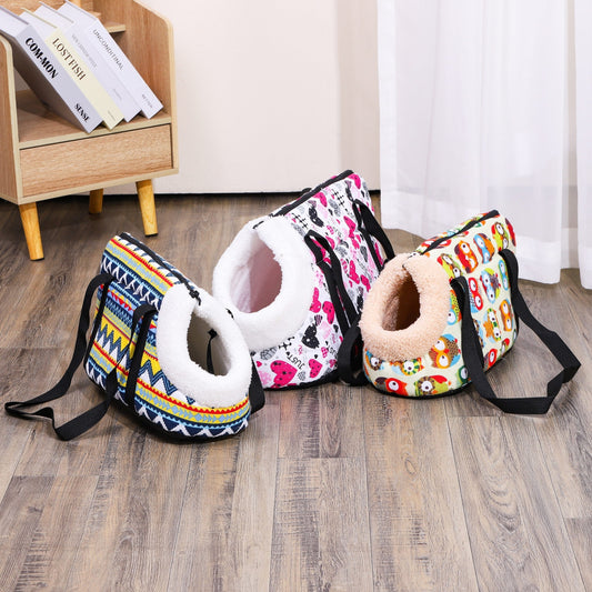 Borsa Trasportino per Gatti Lavabile e Portatile – Multi-Colore, Tracolla con Cerniera, Smontabile, Ideale per Gatti Piccoli e Medi