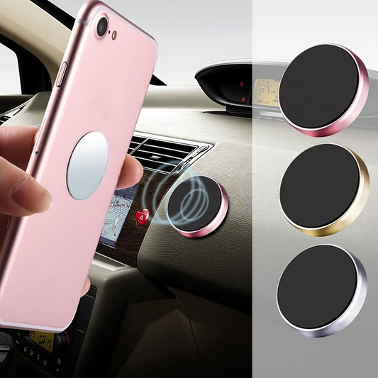 Suport magnetic rotund multifuncțional pentru telefon – auto, birou sau acasă