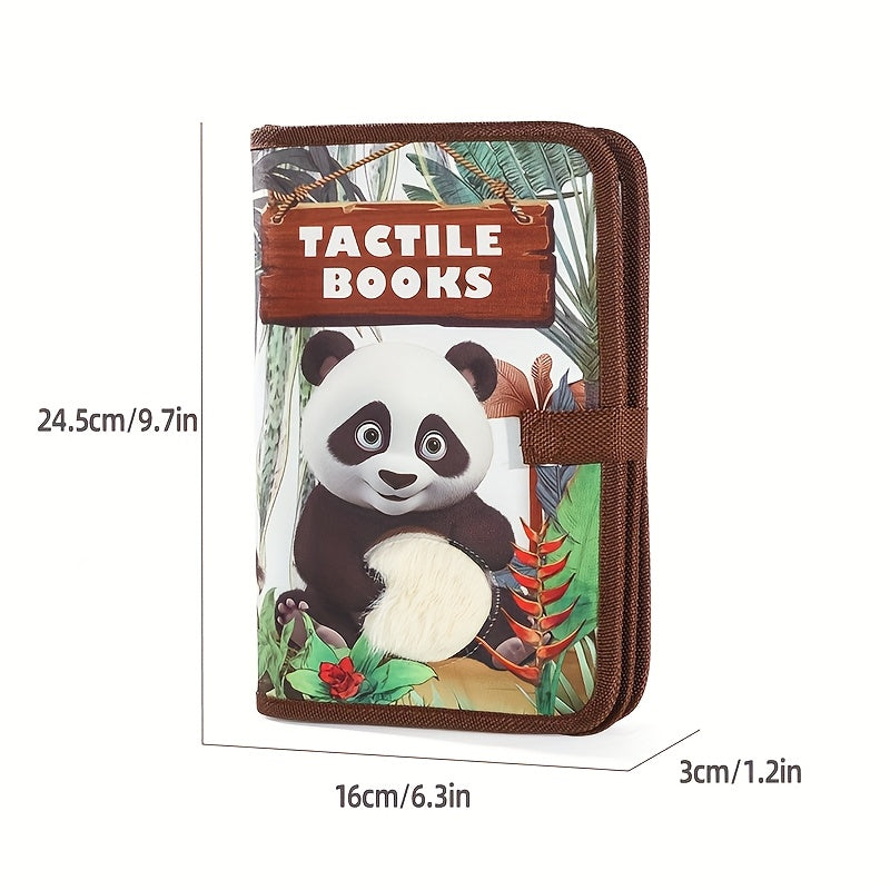 Libri Tattili per Bambini – Animali Interattivi per Sviluppo Sensoriale, Cognizione Animale e Puzzle, Regalo di Pasqua per Bambini e Bambine