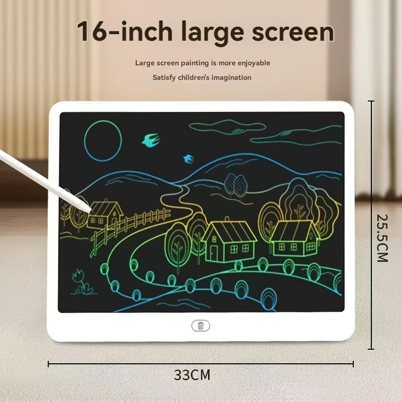 16-Inch Large LCD Writing Tablet – Erasable Electronic Drawing & Graffiti Board, Portable for Home, Office & School, Perfect Kids Toy & Gift for Boys & Girls, Easter & Children’s Day