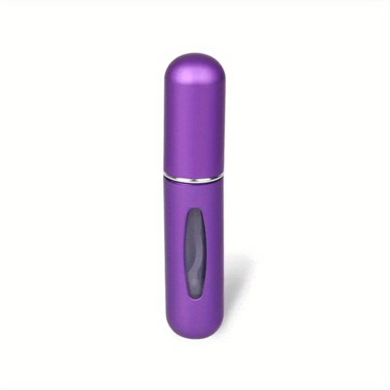 Mini Atomizzatore Profumo Portatile Ricaricabile – Flacone Spray in Alluminio per Viaggio, Multi-Colore, Senza Profumo, Design Compatto