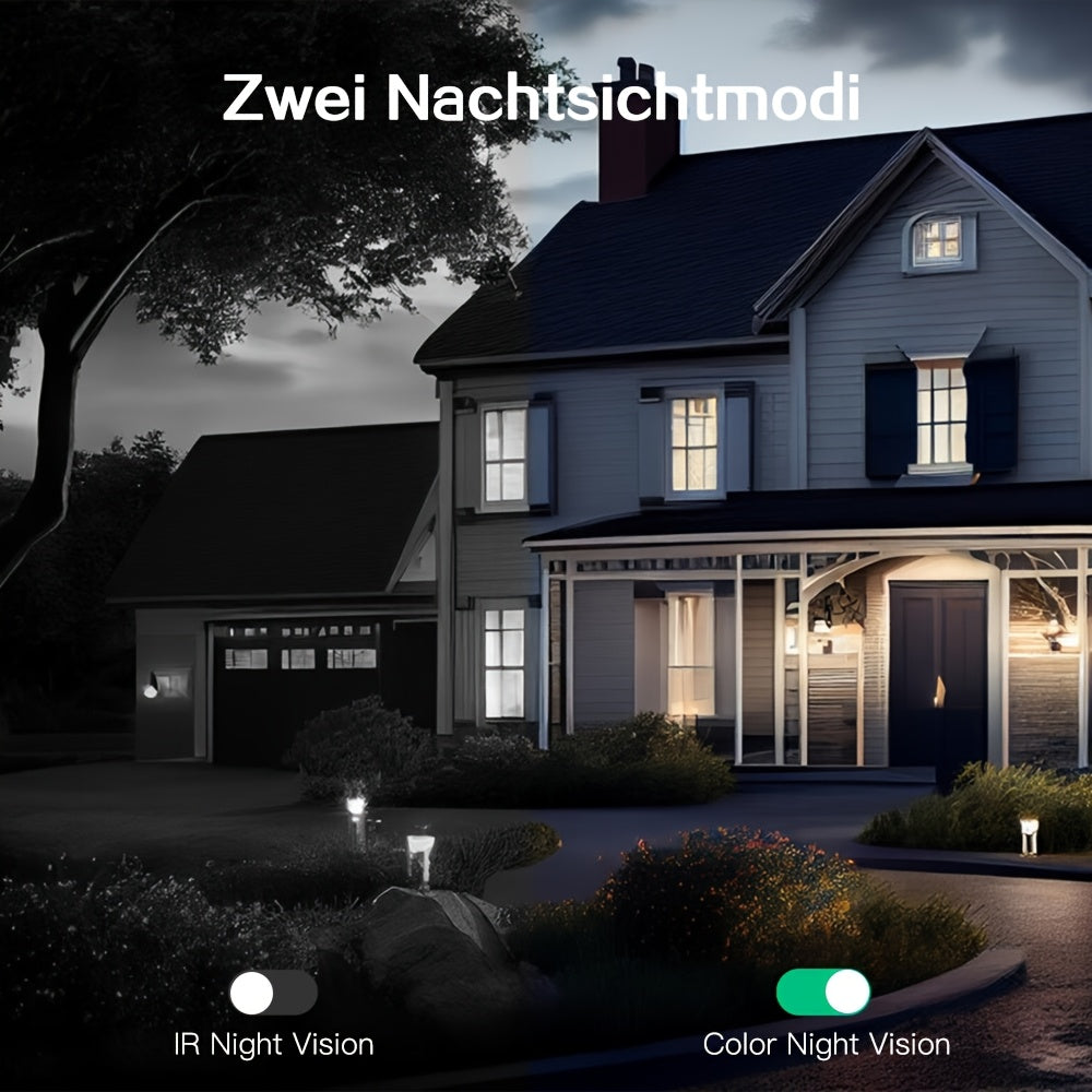Cameră de securitate wireless SZSINOCAM, solară, 1080P HD, PTZ, audio bidirecțional, detecție mișcare, Wi-Fi, stocare SD/Cloud – pentru casă, afaceri și exterior