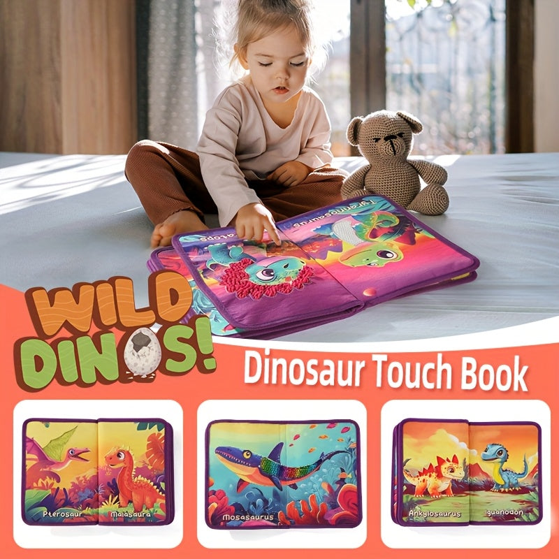 Libri Tattili per Bambini – Animali Interattivi per Sviluppo Sensoriale, Cognizione Animale e Puzzle, Regalo di Pasqua per Bambini e Bambine