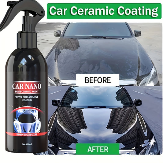 Spray Nano Ceramic Ultim – Protecție completă vopsea auto și tratament hidrofob pentru geamuri, impermeabil