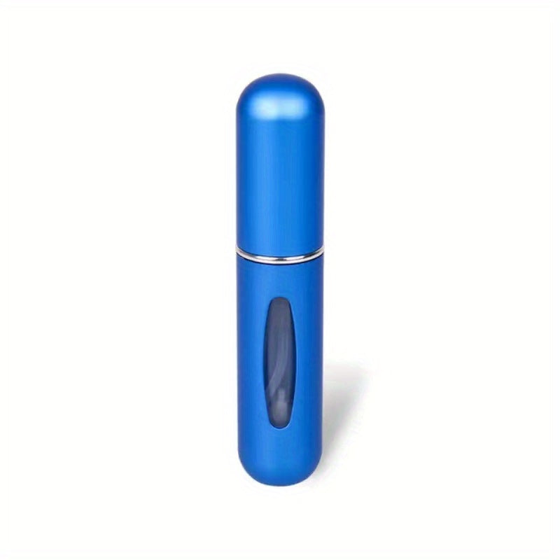 Mini Atomizzatore Profumo Portatile Ricaricabile – Flacone Spray in Alluminio per Viaggio, Multi-Colore, Senza Profumo, Design Compatto