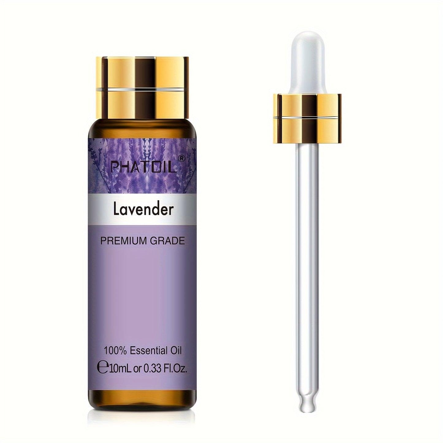PHATOIL Olio Essenziale Puro 10ml – Aromaterapia, Rilassante e Rivitalizzante, Multiuso, Qualità Premium, Flacone Anti-UV a Prova di Perdite